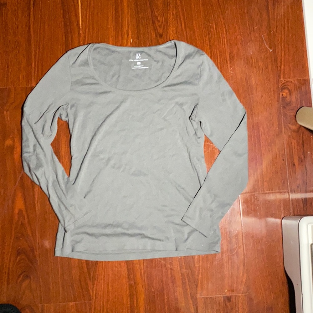 Gray Long Sleeve Shirt
